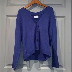 Old Navy Blue Button Sweater